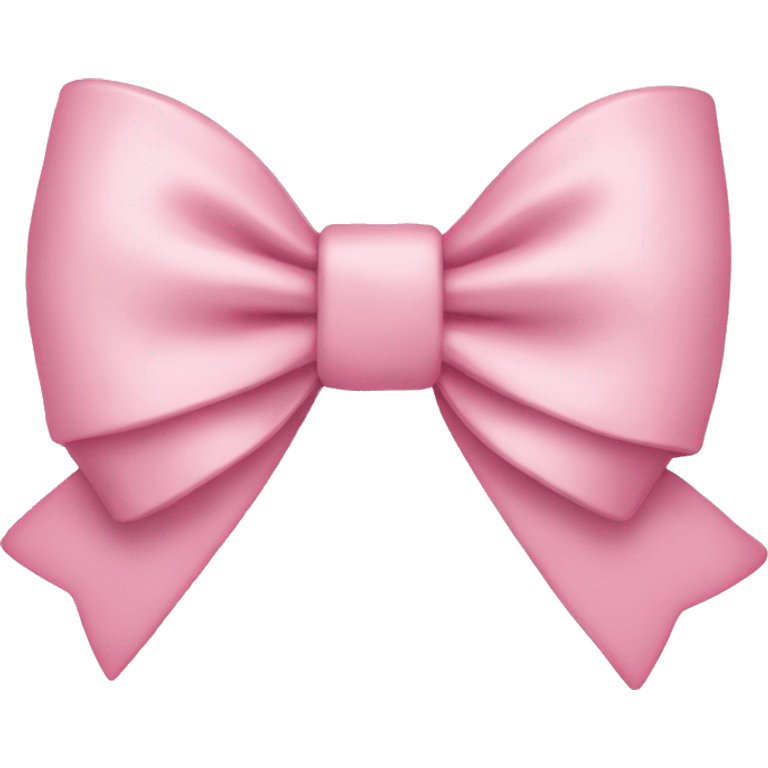 Light pink bow emoji