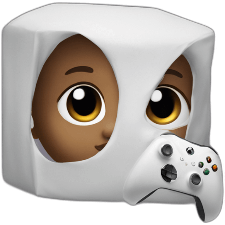 A baby with an xbox series X emoji