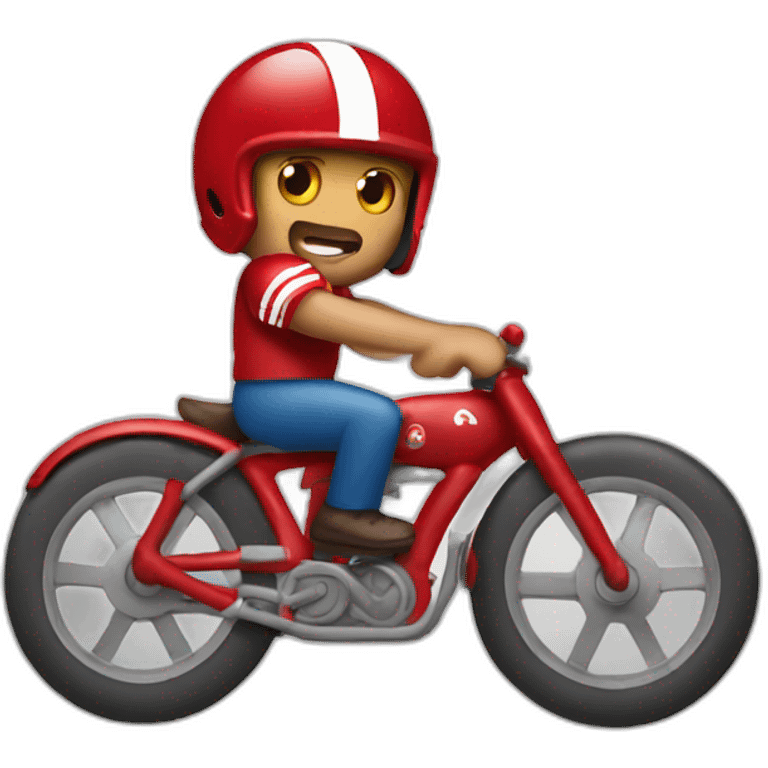 Joe montana on bike emoji