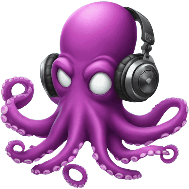 DJ Octopus emoji