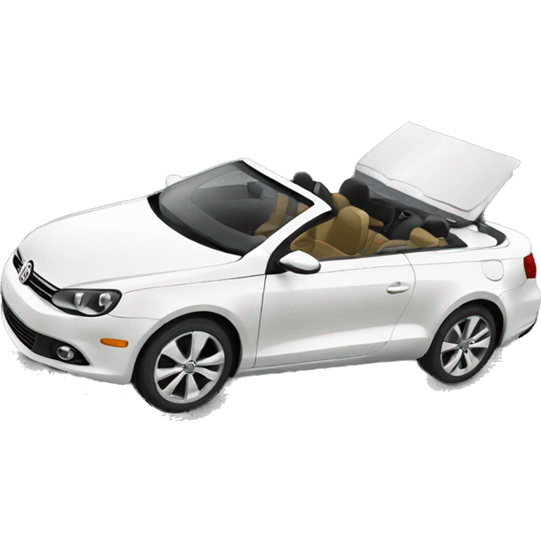 white VW Eos emoji