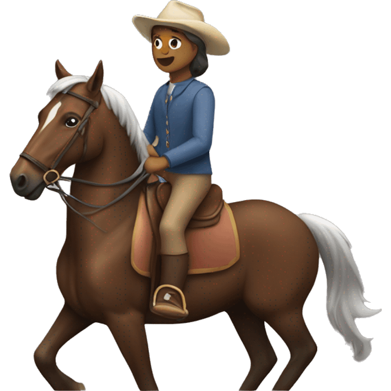 A person riding horse  emoji