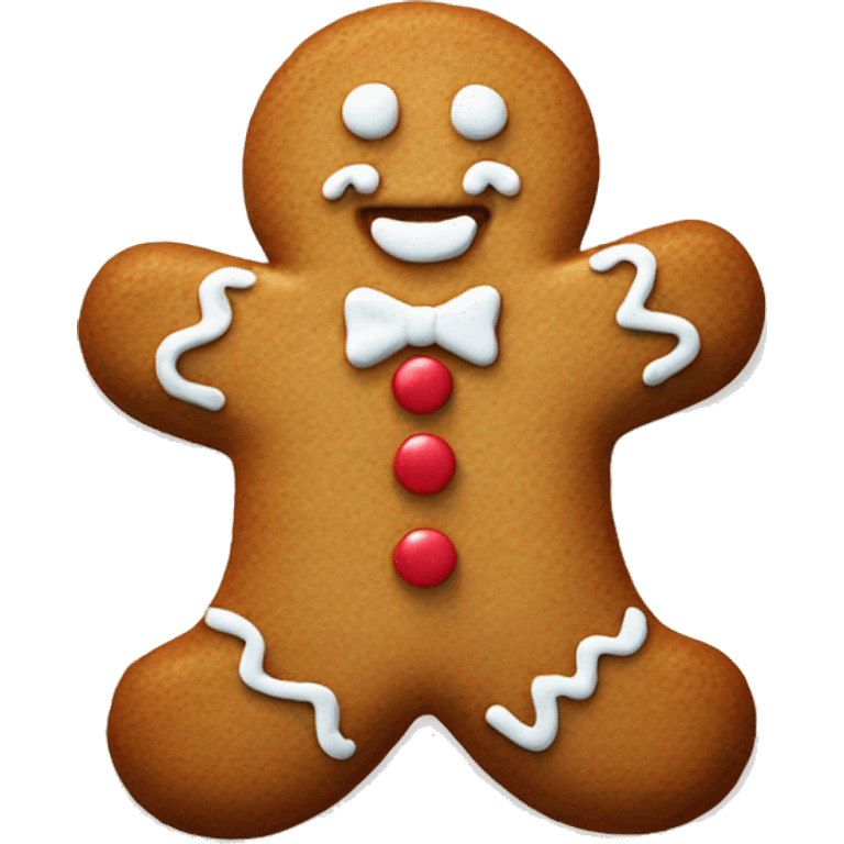 gingerbread man cookie emoji