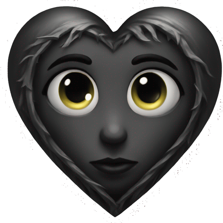 Gothic heart  emoji