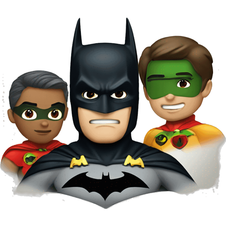 Batman and robin emoji