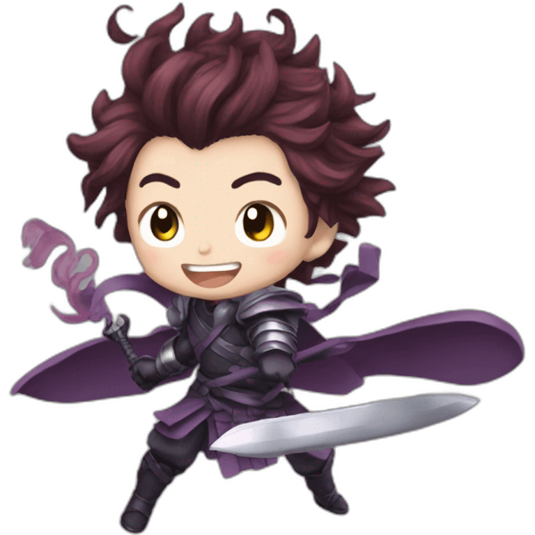 Démon slayer tanjiro happy emoji