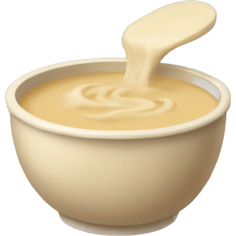 Beige asthetic soup  emoji