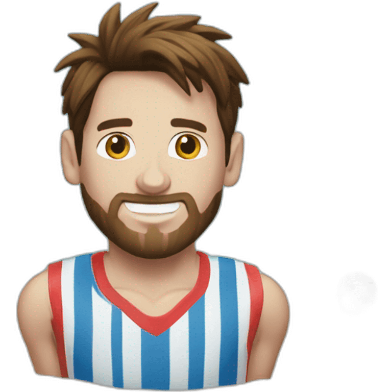 messi a la plage emoji