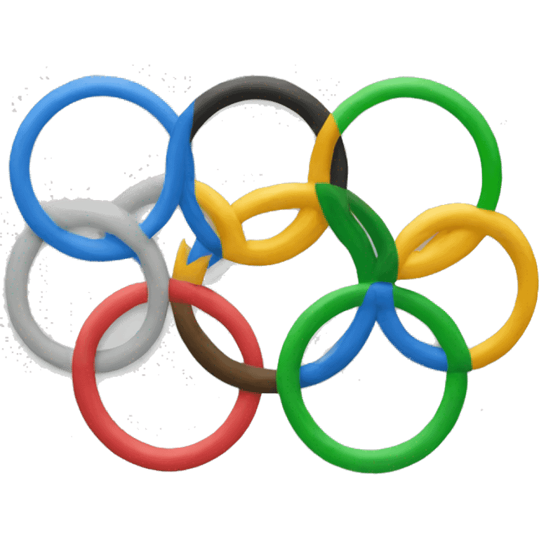 Olympic rings symbol emoji