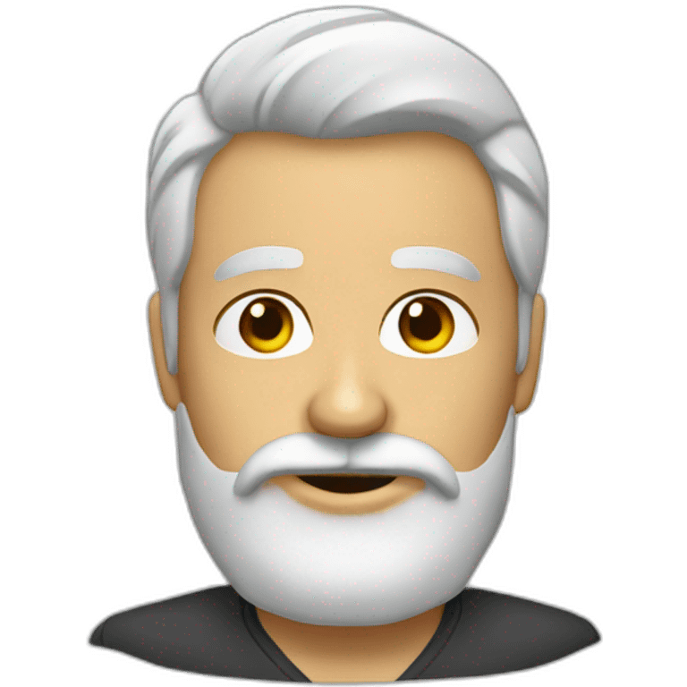 señor con barba blanca emoji