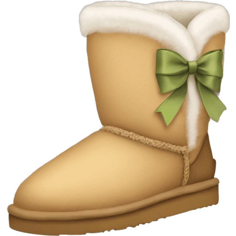 Uggs with bows emoji