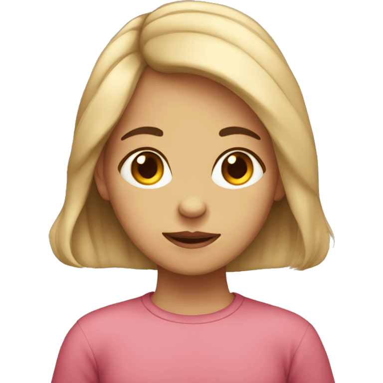 an autistic girl emoji