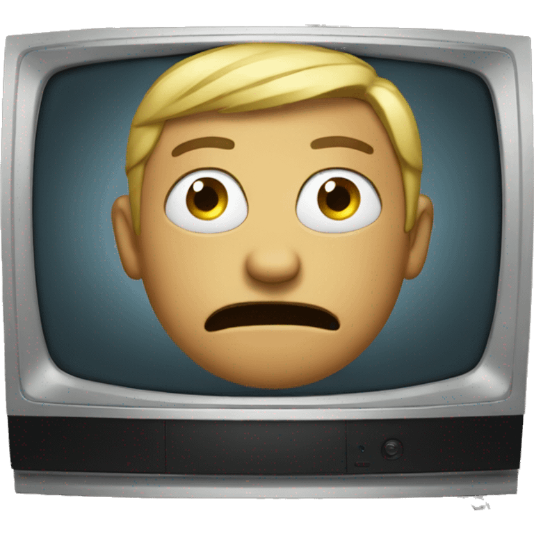 Watching tv emoji