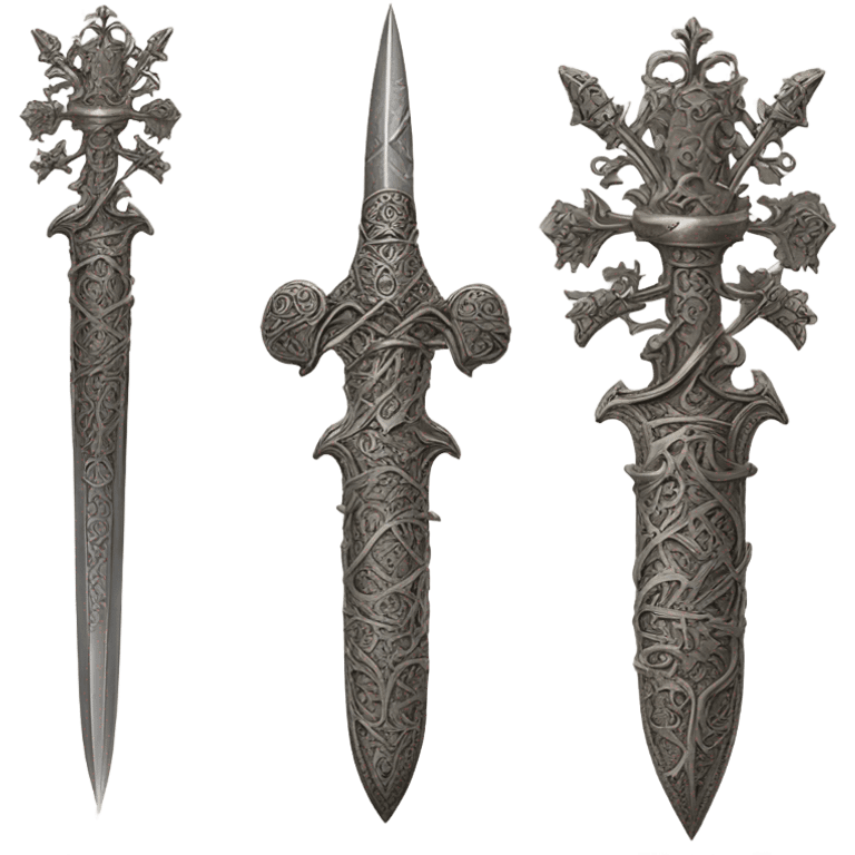 Gothic dagger emoji