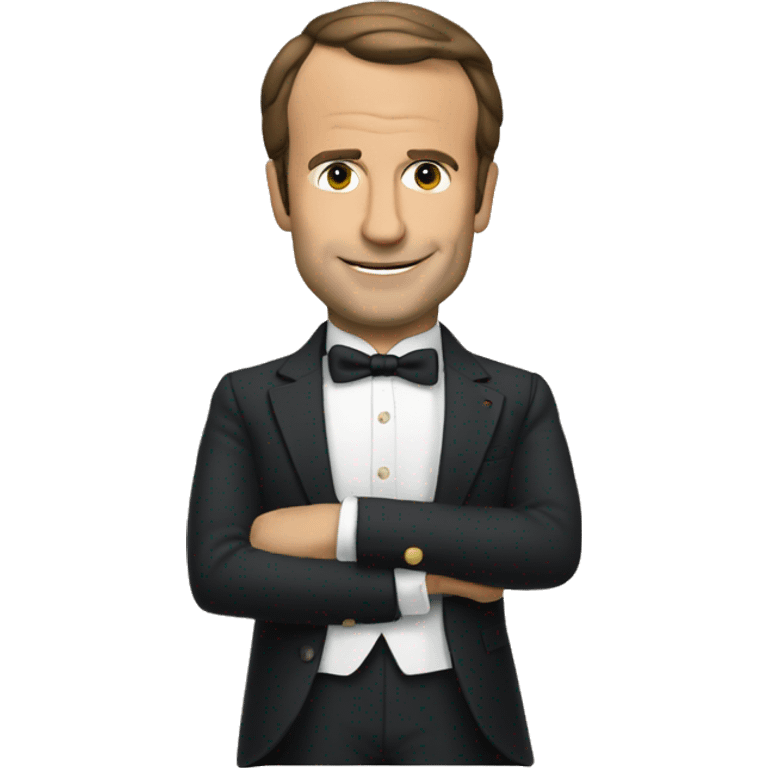 Macron qui rigole  emoji