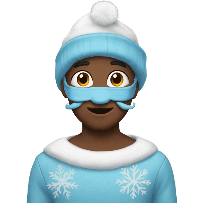 skyblue christmas emoji