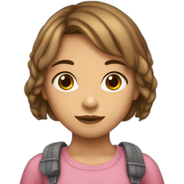 Fille renarde mignonne emoji