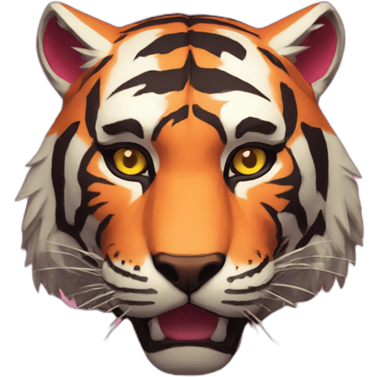 hotline Miami tiger mask emoji