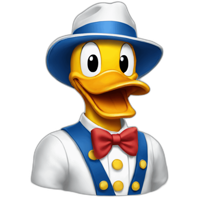 Donald Duck Halloween costume emoji