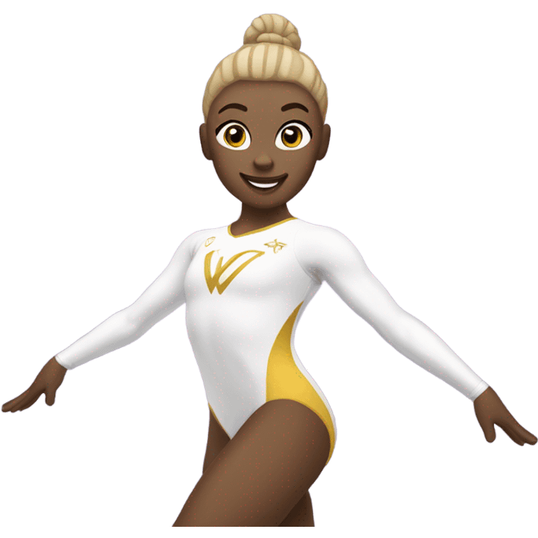 West chester ram gymnast white female emoji