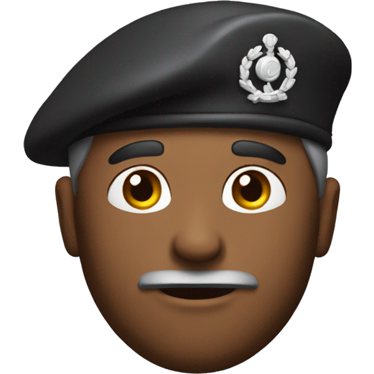 Man with beret on his head emoji