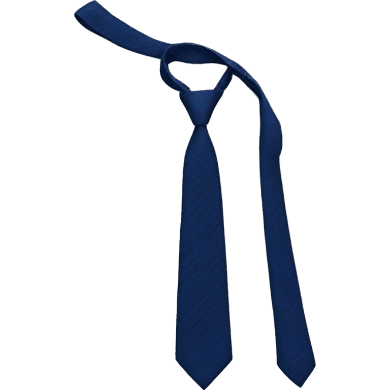 dark blue realistic tie emoji