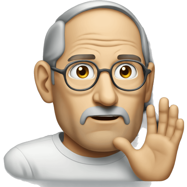 steve jobs shocked  emoji