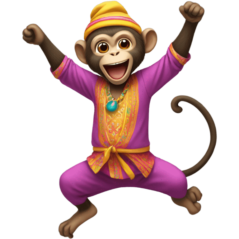 dancing monkey emoji