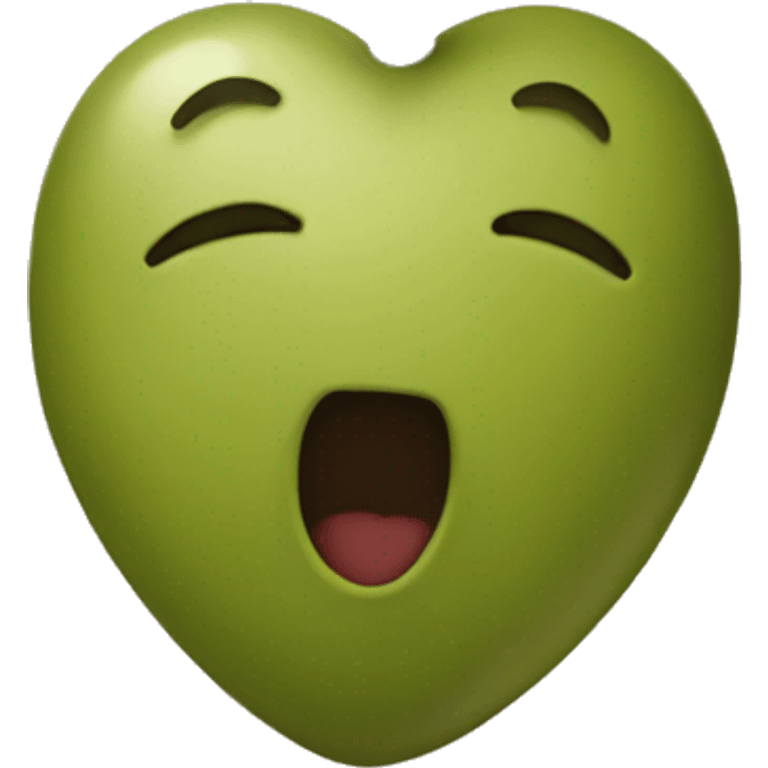 Olive heart  emoji