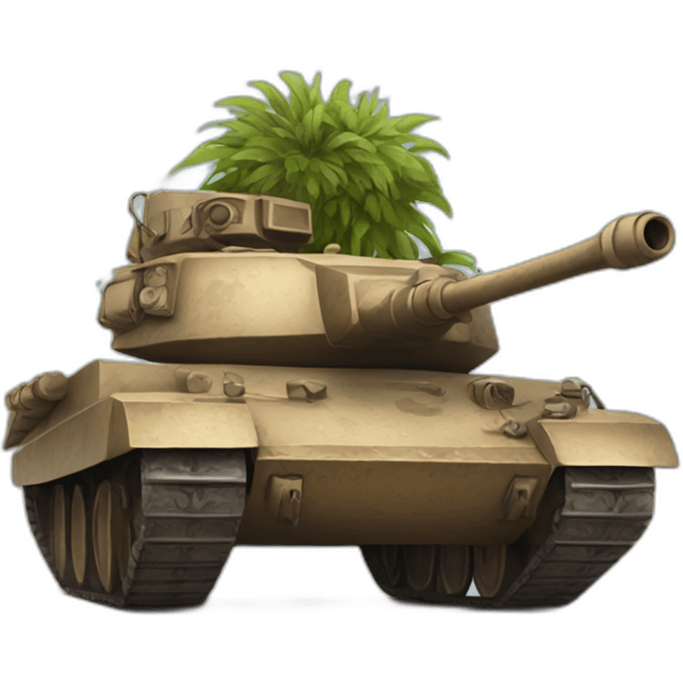 a hippie tank emoji