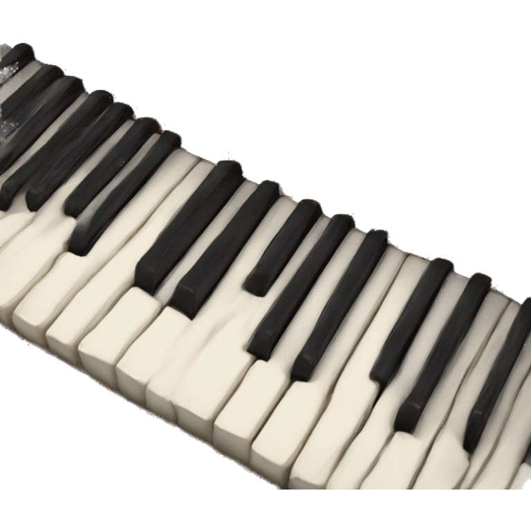 A full set of piano keys like this🎹 emoji