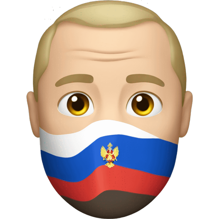 putin with russian flag  emoji