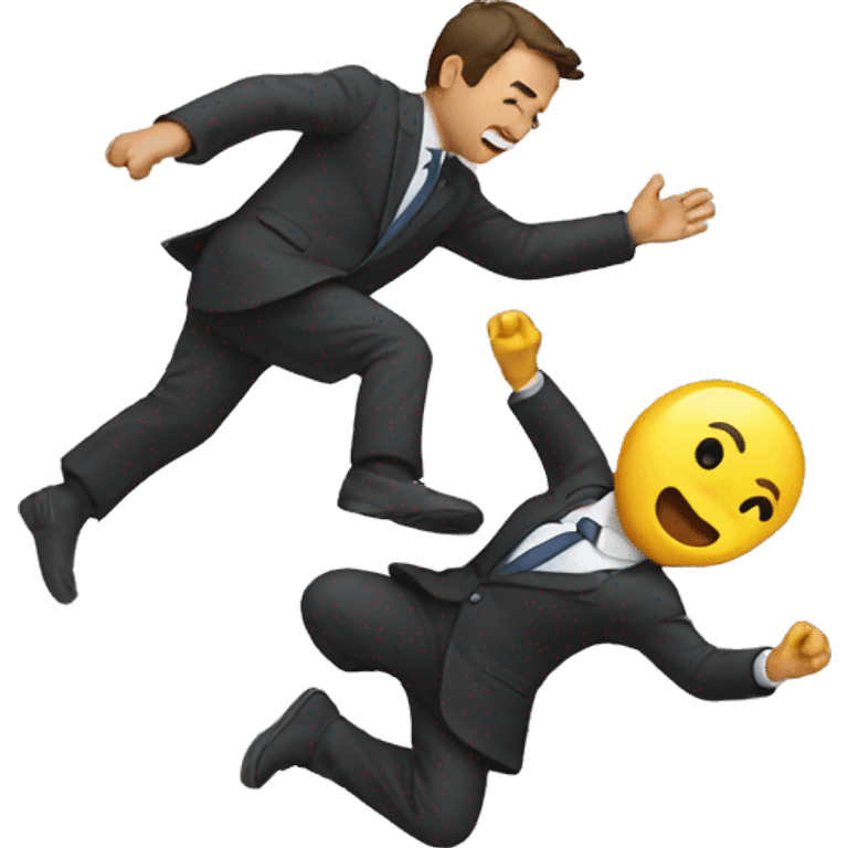 Person falling emoji