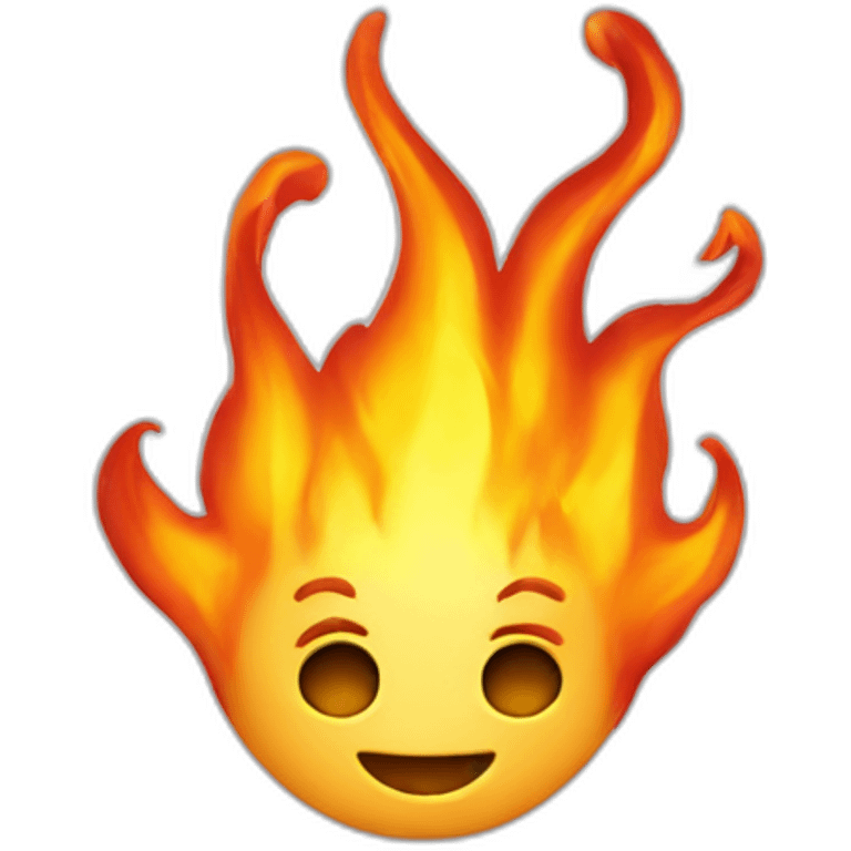 Coeur en flammes emoji