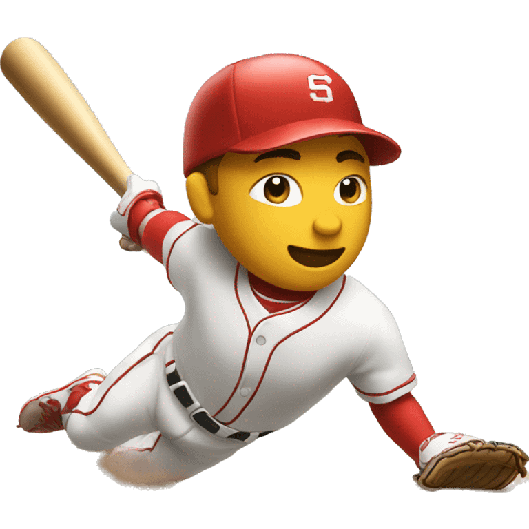 baseball player sliding emoji