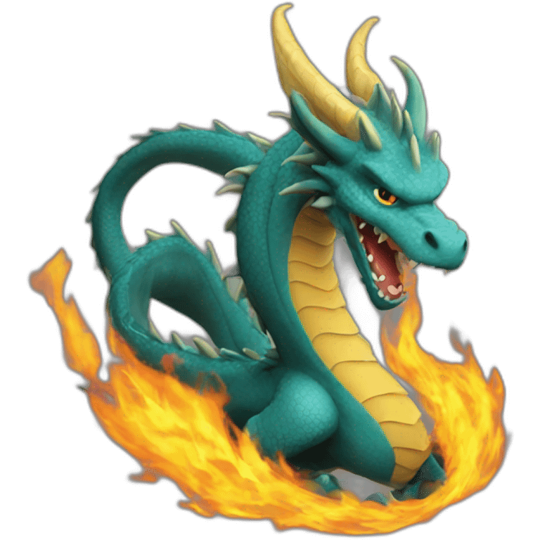 Dragon de feu emoji