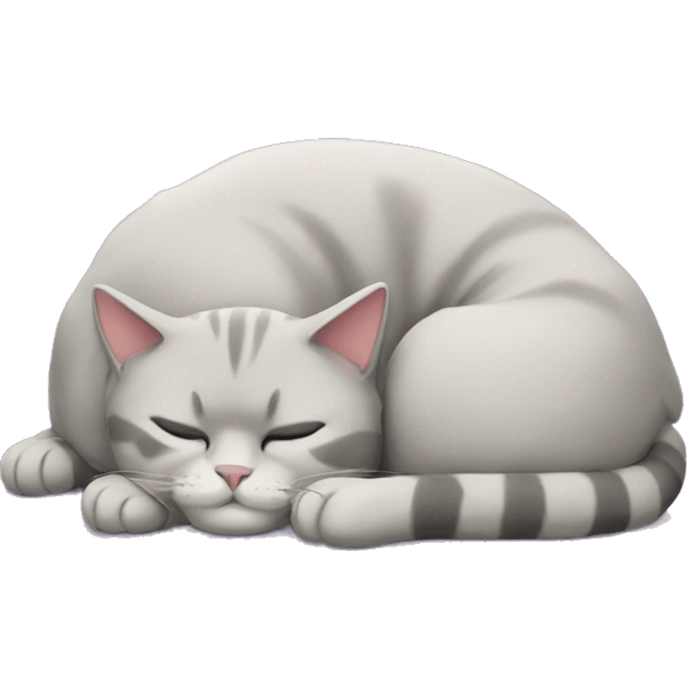 Toxedo cat sleep emoji