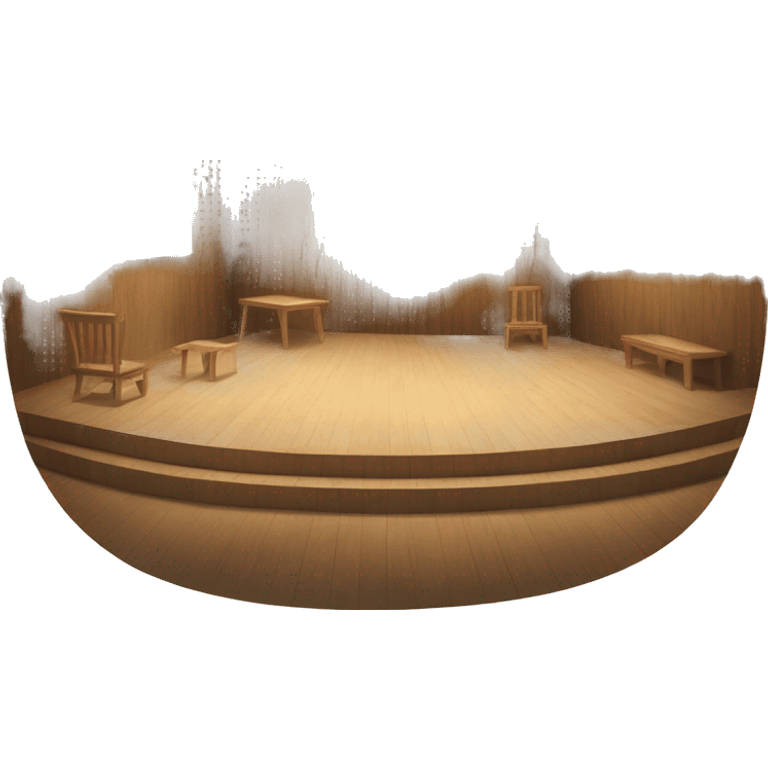 scenography wood flat emoji