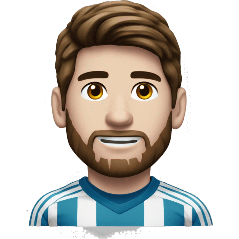 Messi with maillot or real of Madrid  emoji