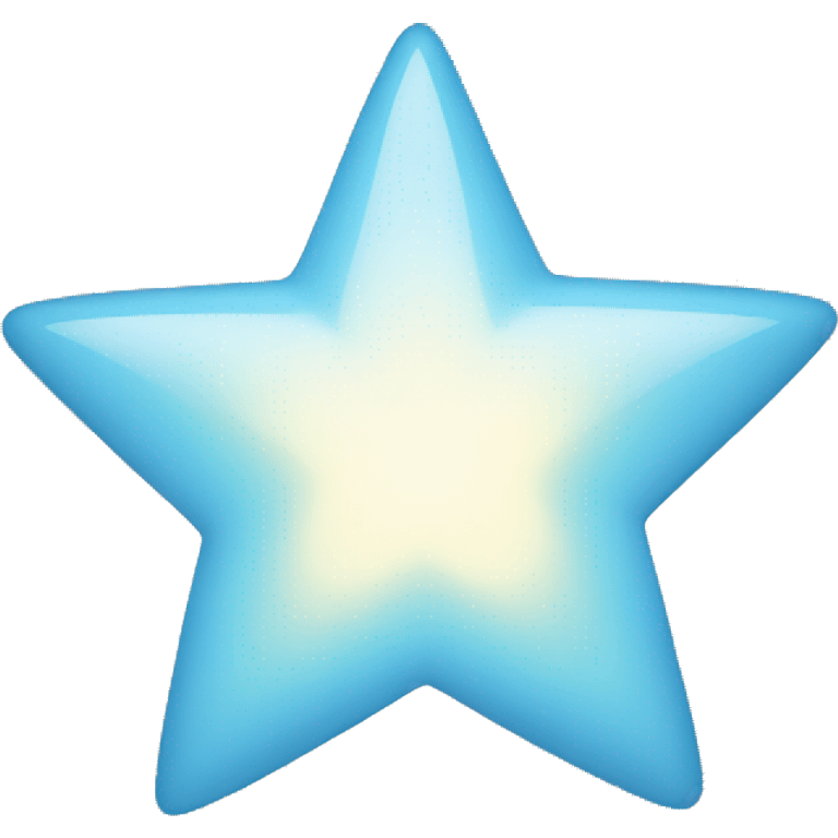 light blue star emoji