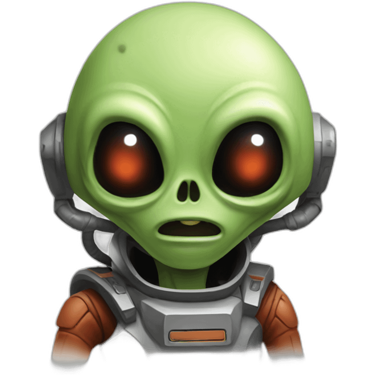 Mars attack alien emoji