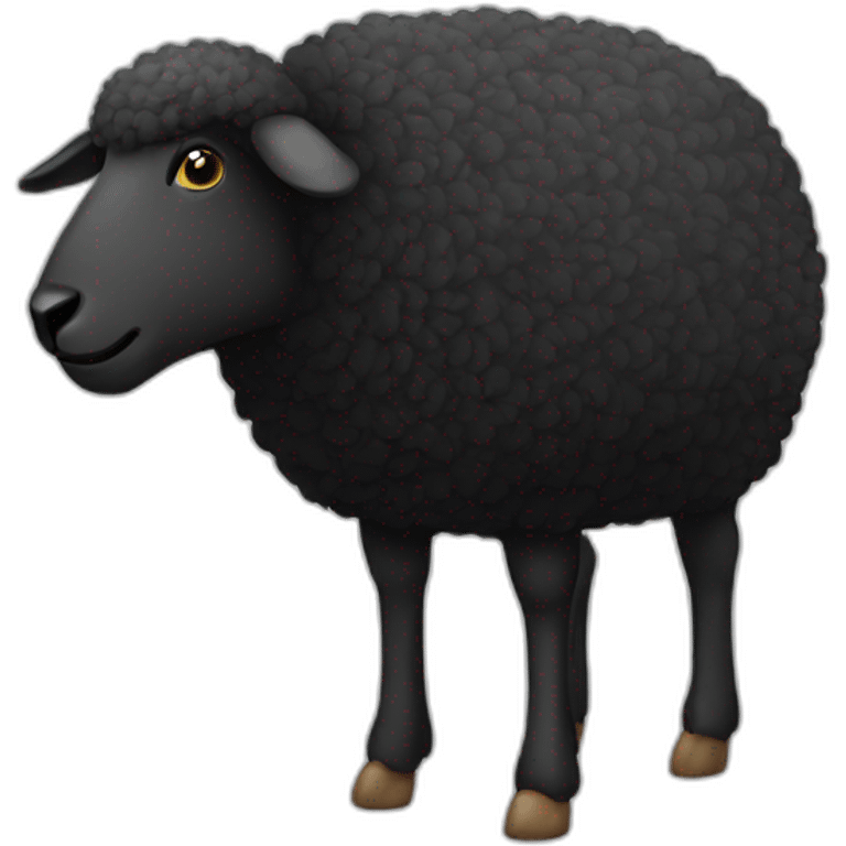 Black sheep emoji