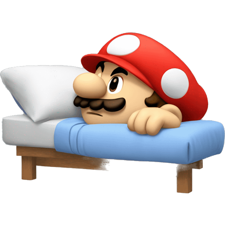 super mario sleeping  emoji