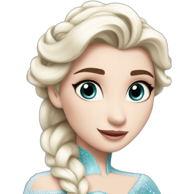 Elsa de disney emoji