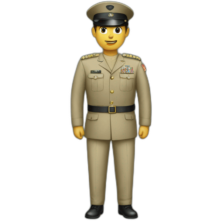 Army officer emoji