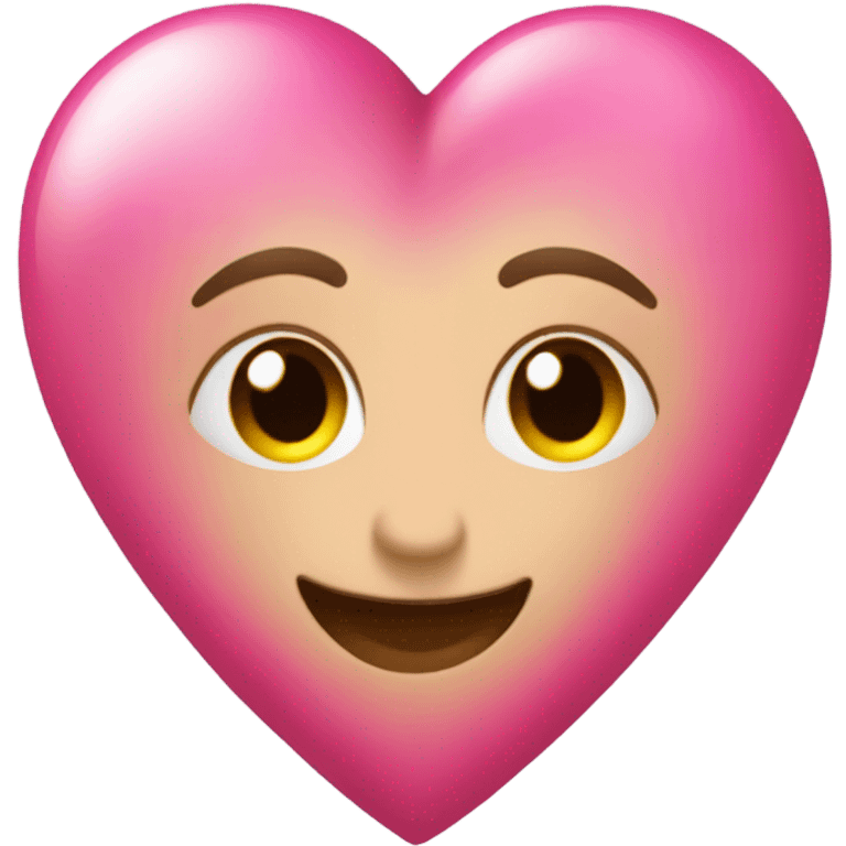 Pink heart  emoji