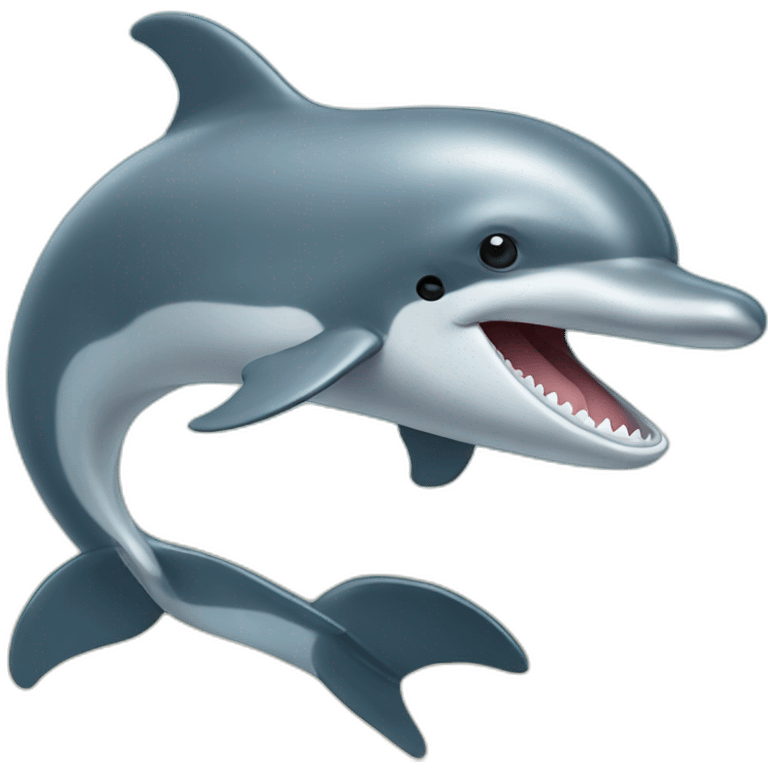 tough dolphin emoji