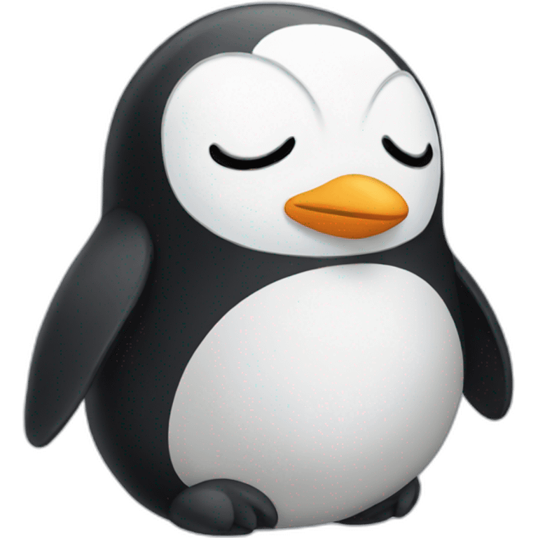 Sleeping penguin emoji