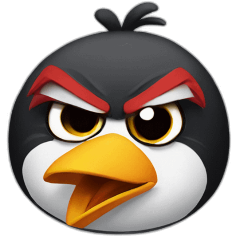 angry bird emoji