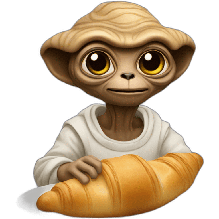 french e.t. with croissant emoji